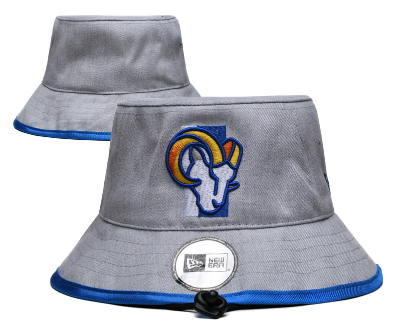 Los Angeles Rams 2025 Stitched Bucket Fisherman Hats 012 Los Angeles Rams 2025 Stitched Bucket Fisherman Hats 012